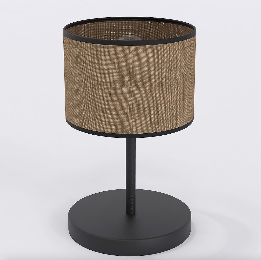 Stolová lampa Eco LN1, metalická hnedá, E27 Led 15W, minimalistická