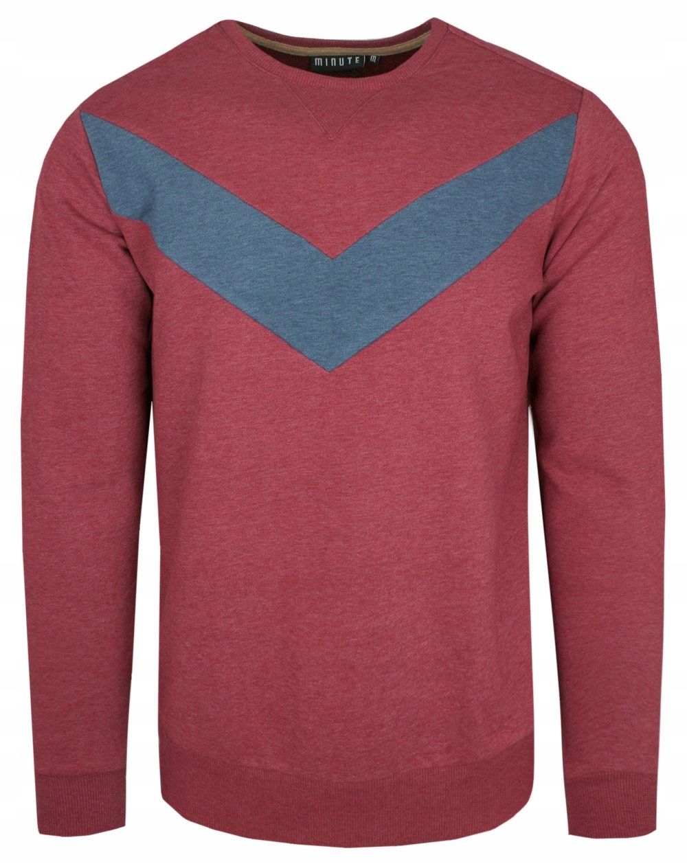 Měkká, pohodlná Pánská Mikina – červená, Pásek – XXL