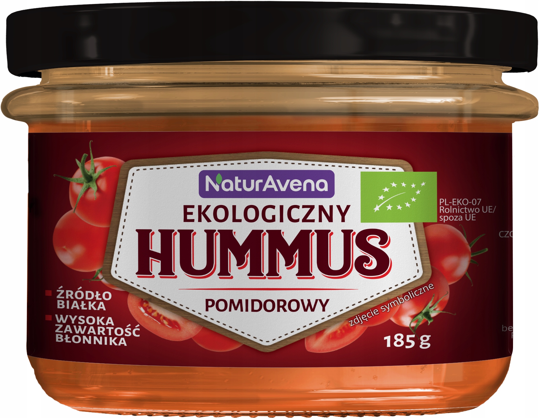 Levně Naturavena Hummus se sušenými rajčaty 185 g Bio