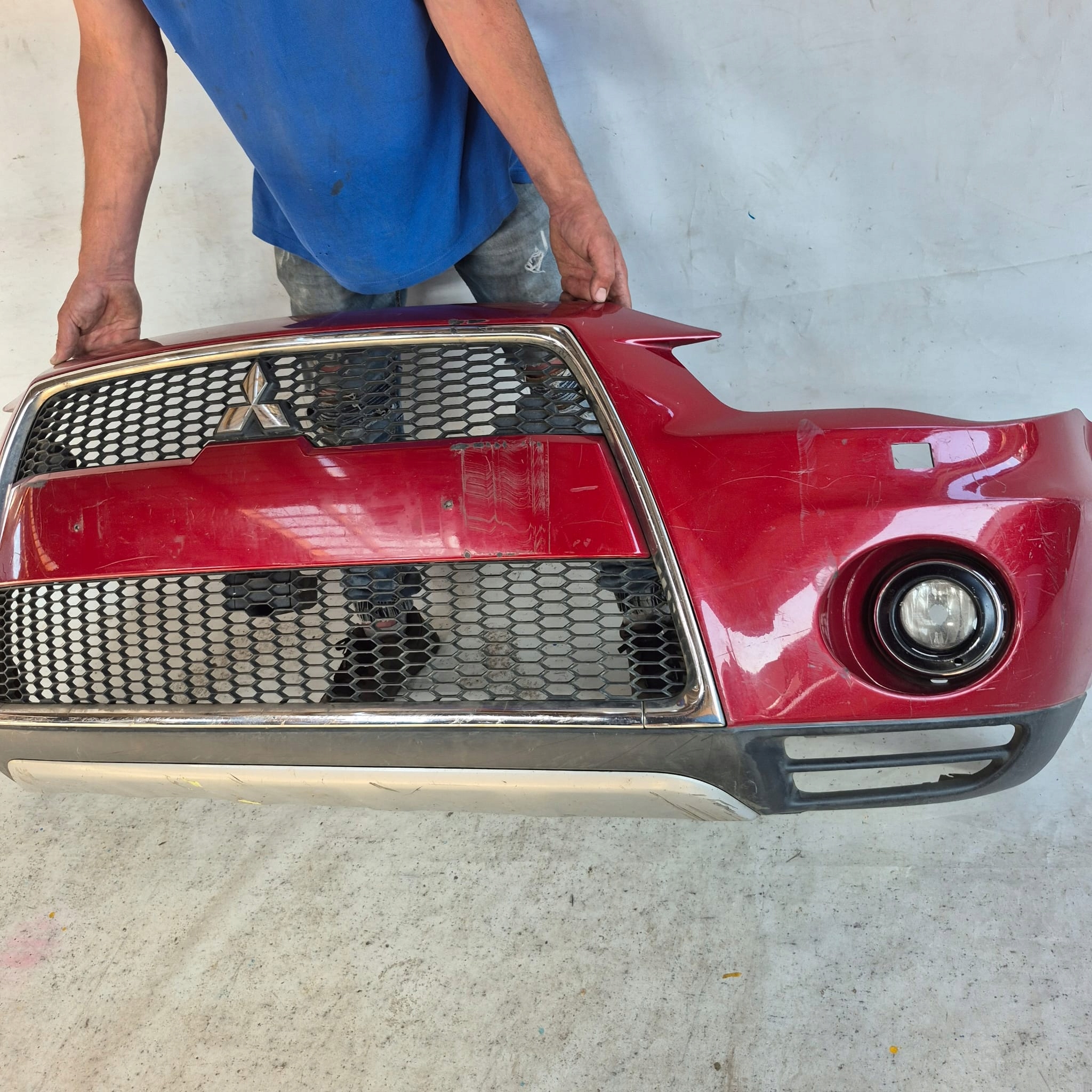 MITSUBISHI OUTLANDER II LIFT 10-12 bumper front front SPR