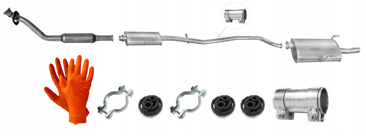 Peugeot 406 1.8 (1996-2001) Kombi – Výfukový Systém