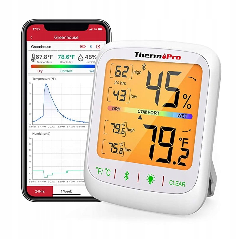 

Monitor temperatury ThermoPro TP-359 Bluetooth