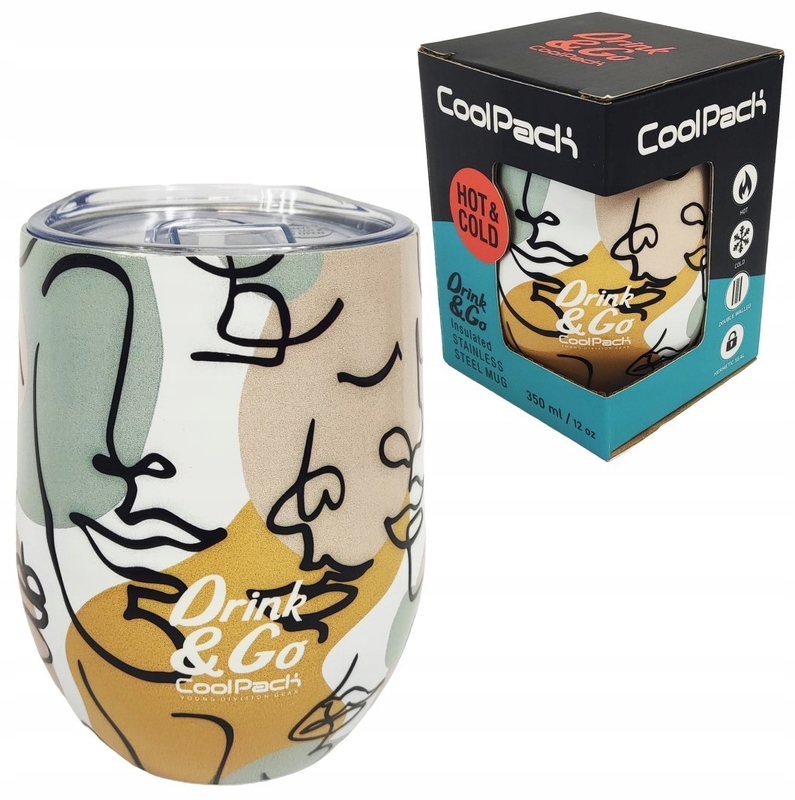 Kubek termiczny 350 ml Art Deco CoolPack, Patio