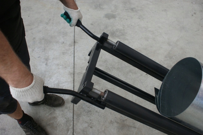 ROZWIJAK ODWIJAK WÓZEK DO BLACH POTRÓJNY 300KG Model ROZWWOZ