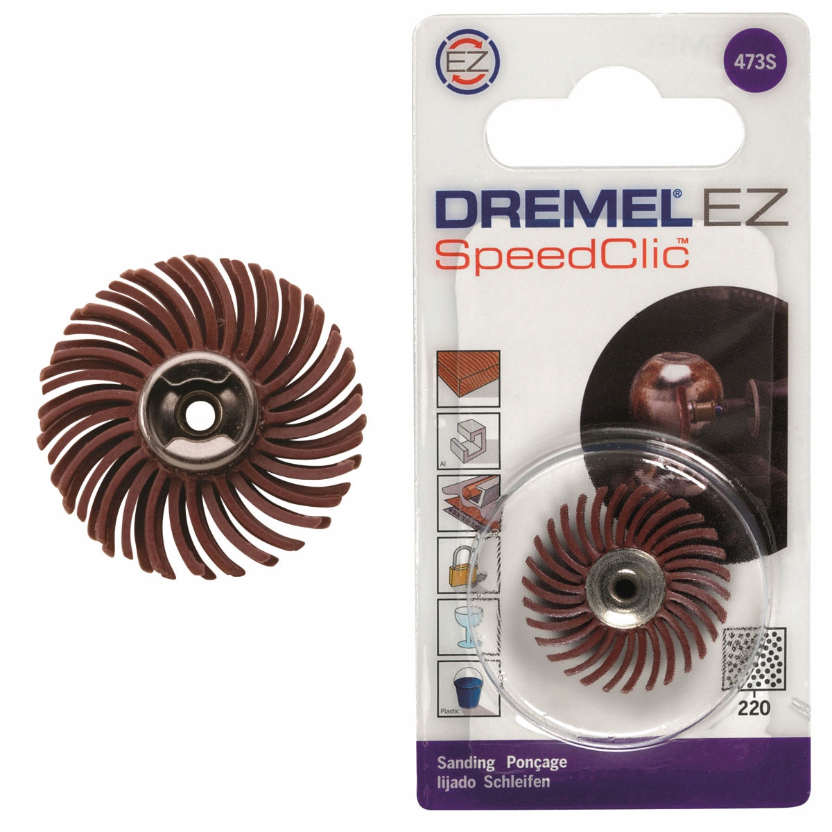 

Szczotka ścierna SC473S Speedclick GR.220 Dremel