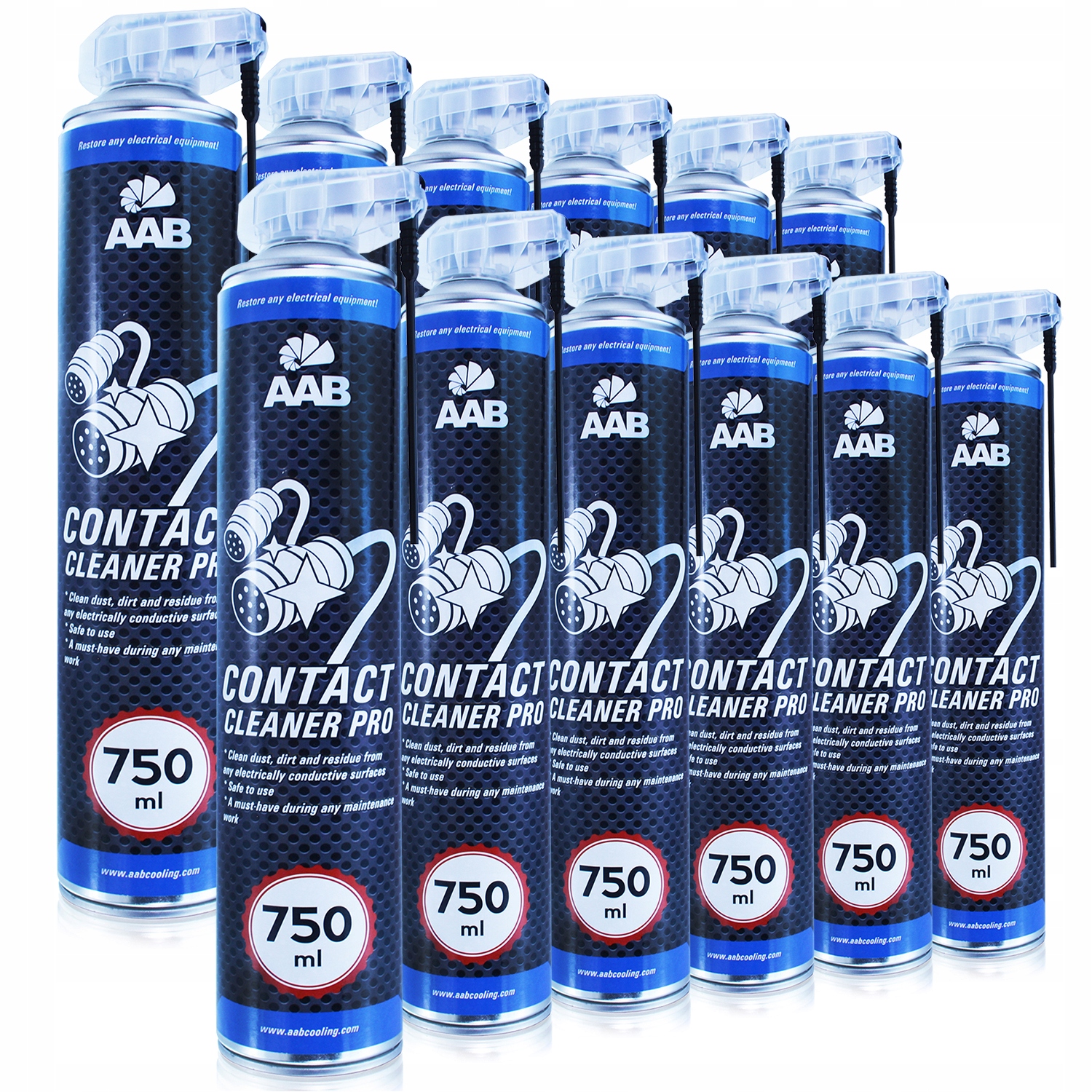 12x Contact Cleaner PRO750ml ELEKTRYKA ELEKTRONIKA