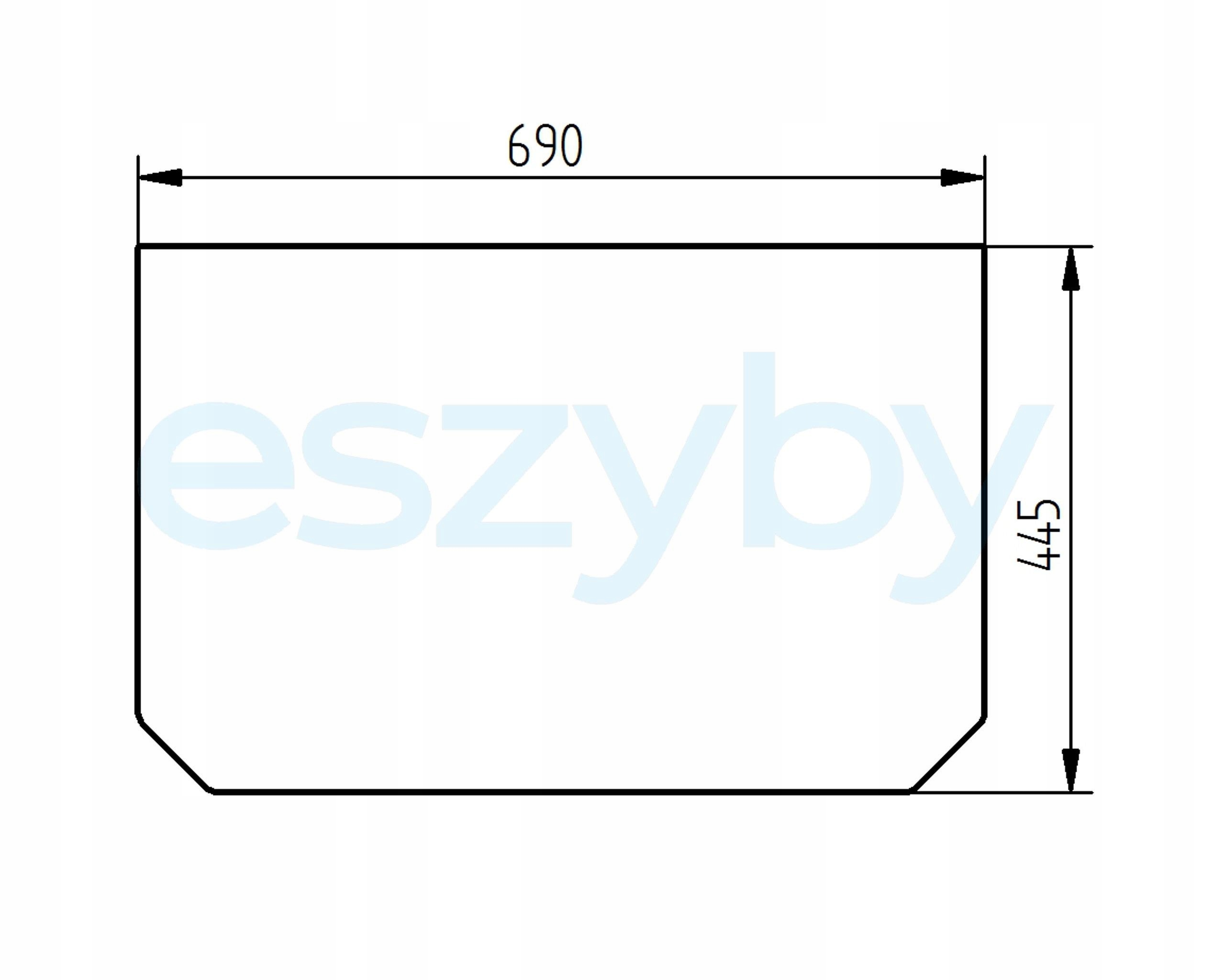 sklo bagr Cat 308C 308D 314C 321 328D přední
