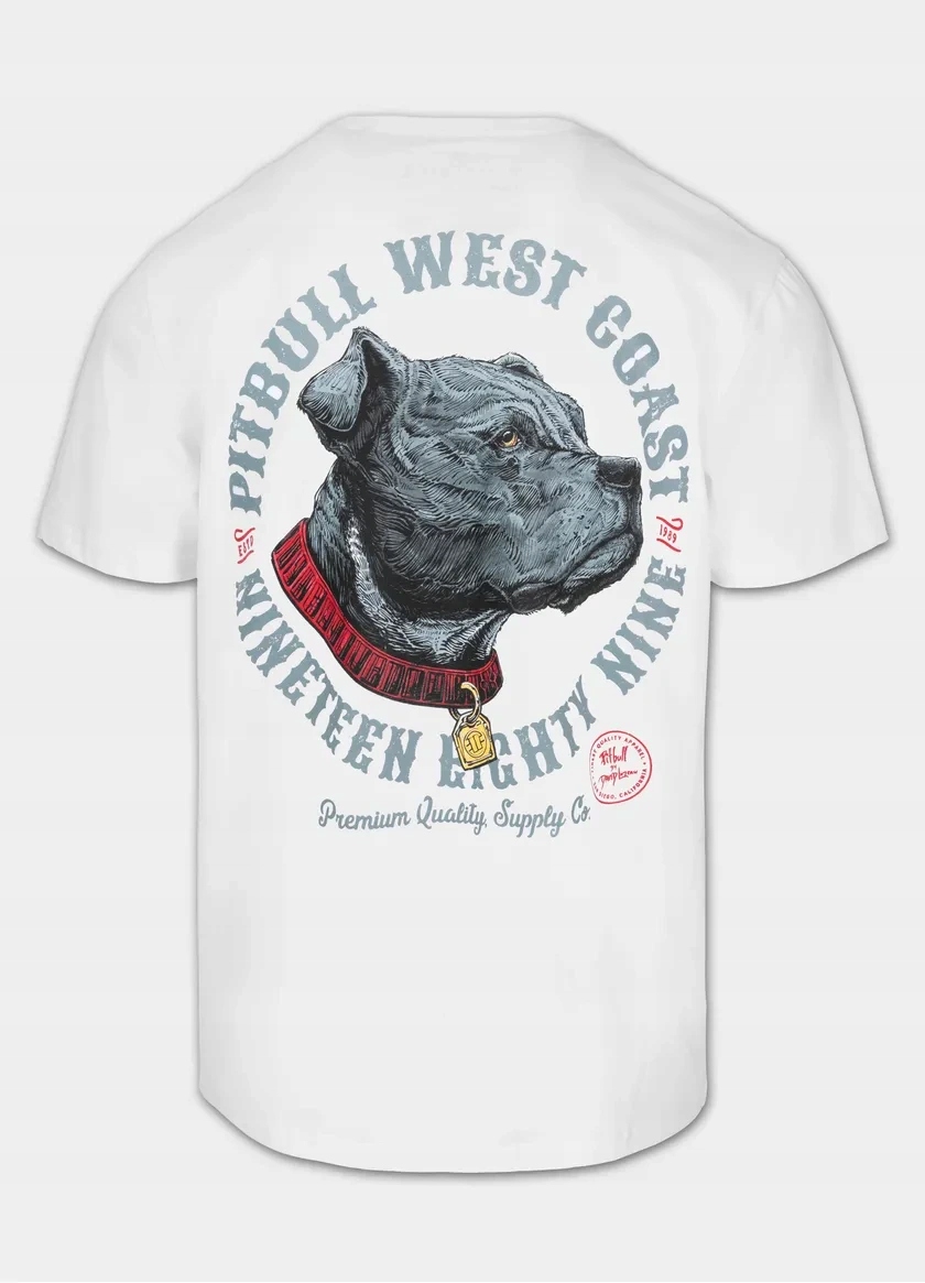 PitBull West Coast Triko Strength & Respect bílé Pwc_ptstrchresp_wht 20