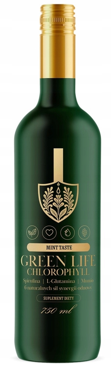 Green Life Chlorophyll Chlorofil Mięta Płyn 750ml