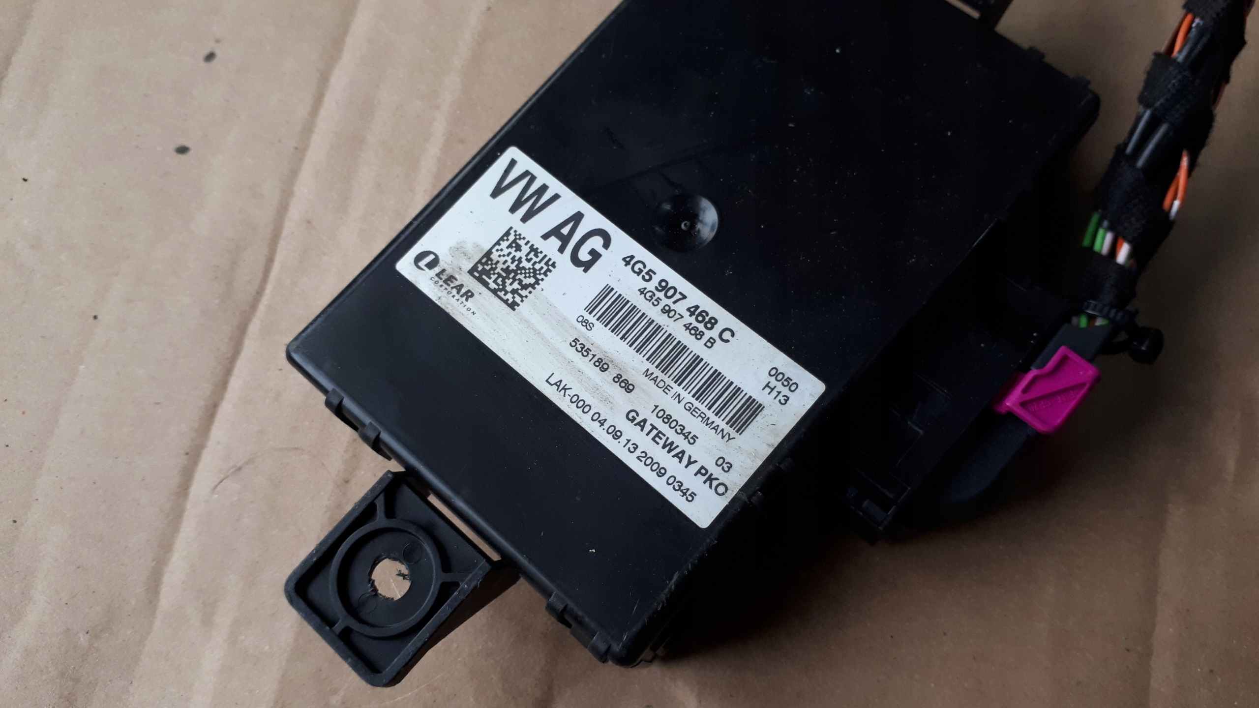 A6 C7 4G module control unit GATEWAY 4g5907468c A7 4G