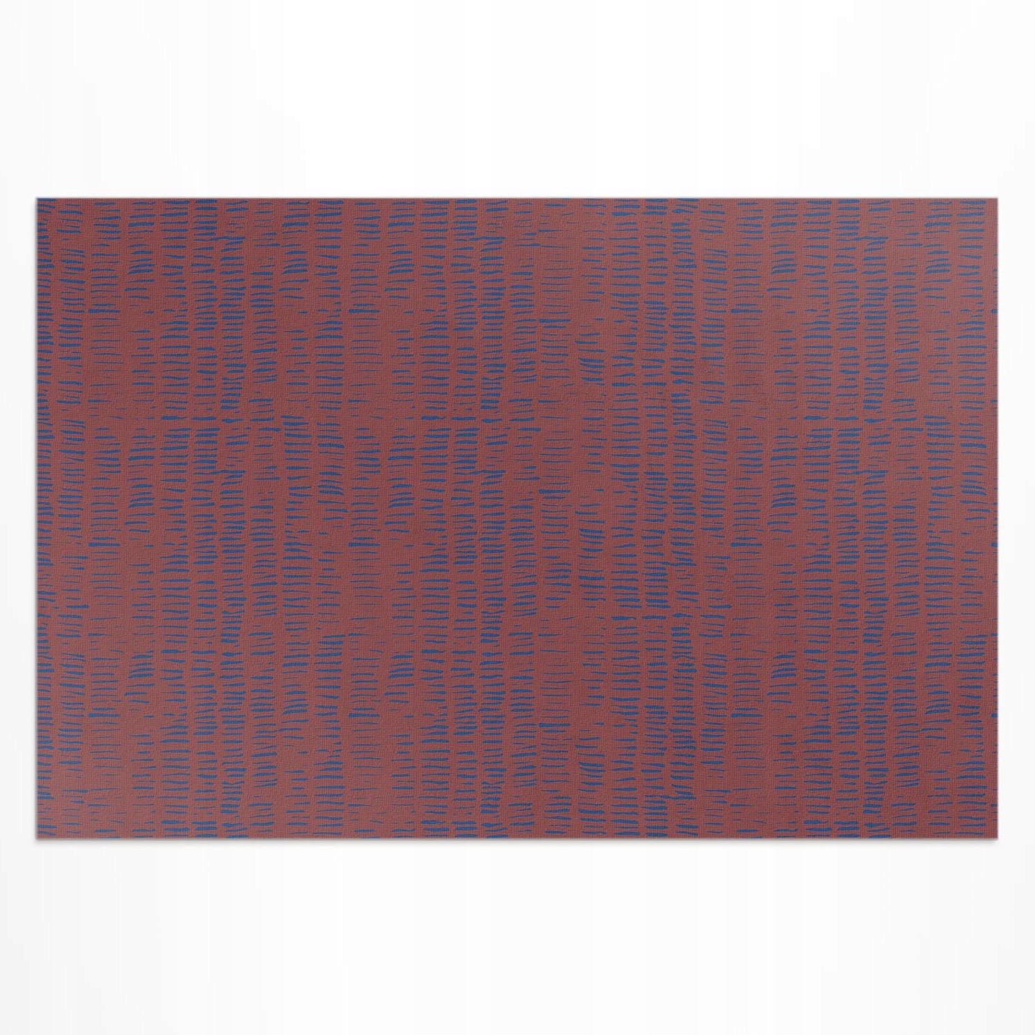 Vinylový vonkajší chodník Koberec s imitáciou boho tkaniny 210 x 140 cm