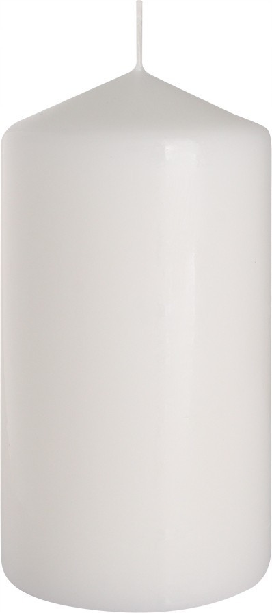 

Bezzapachowa Świeczka Świeca Walec Bispol Biała