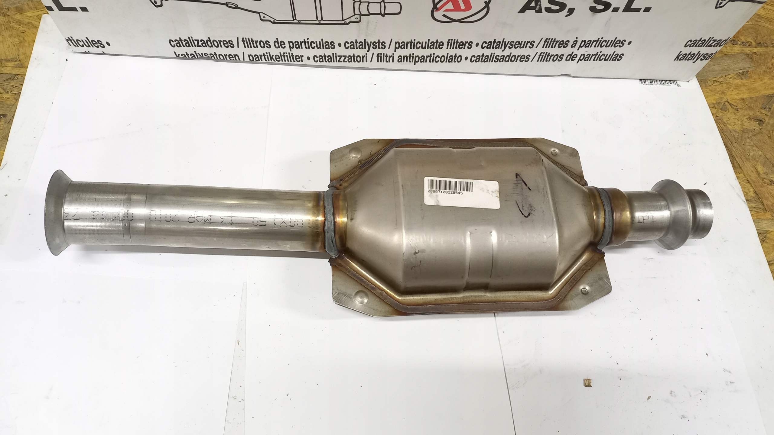 KATALIZATOR AS PEUGEOT 206 1.6 89KM 1998-2000 Producent części AS