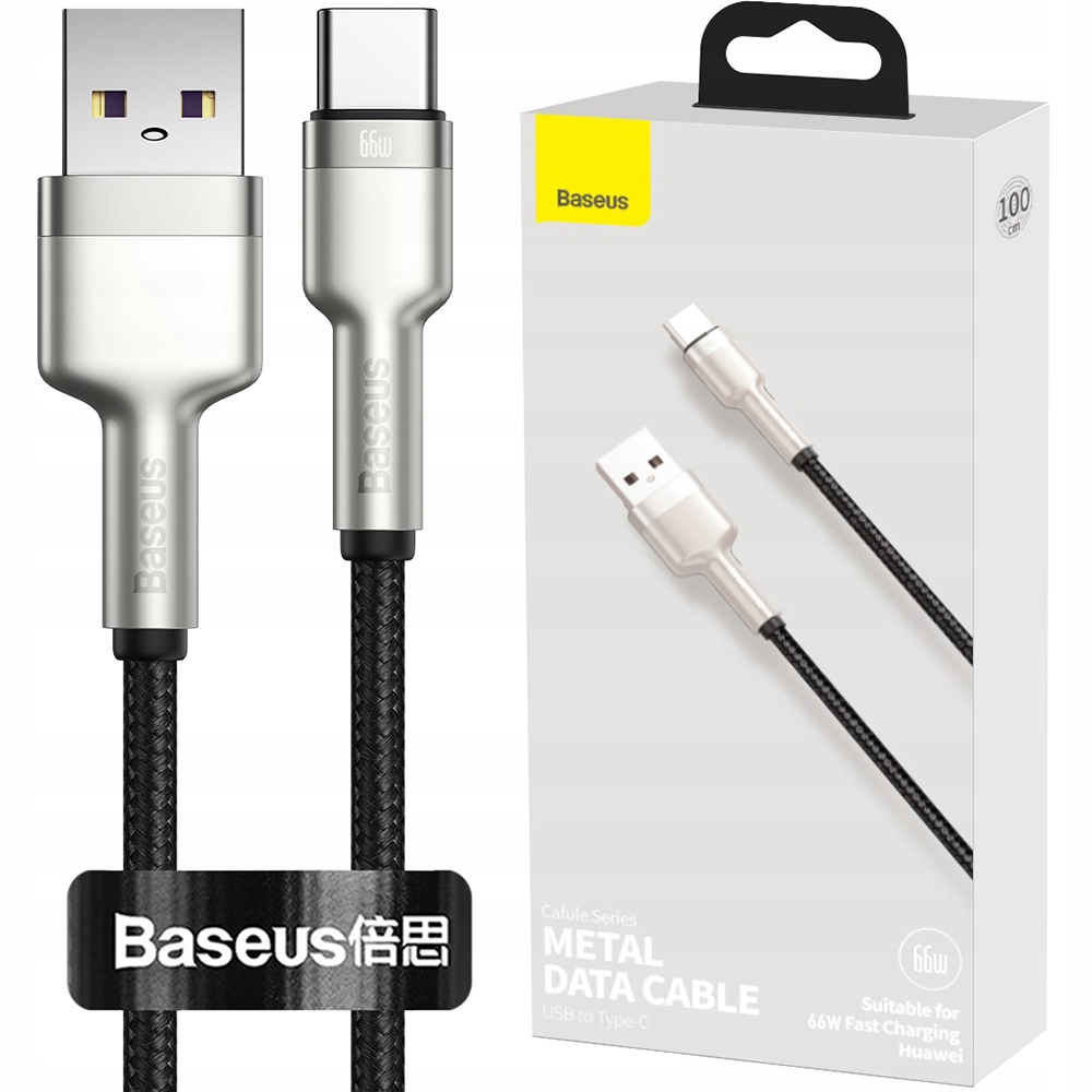

Kabel Przewód Usb Do Usb-c Baseus 66W 1M