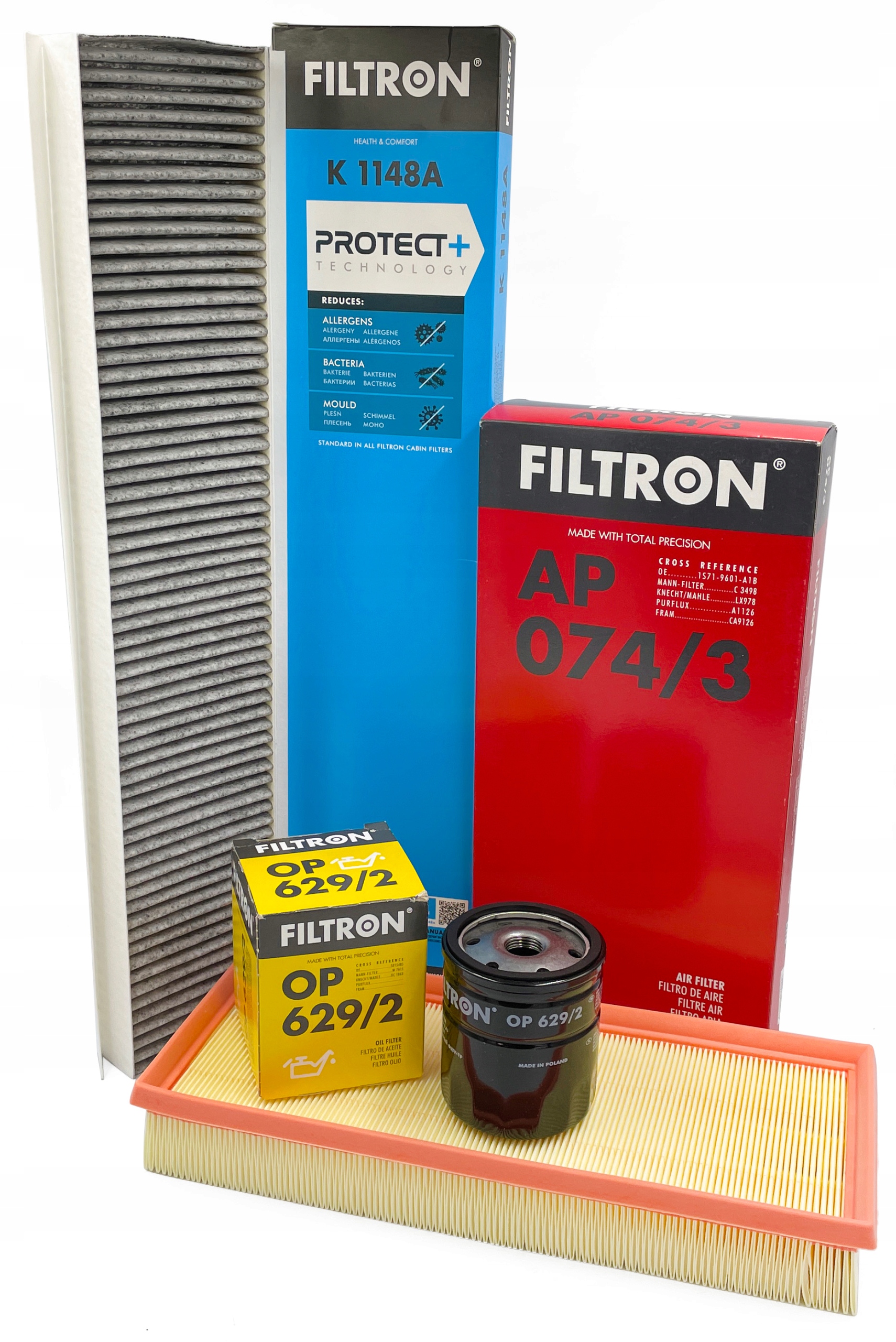 Sada Filtrů Ford Mondeo MK3 1.8 2.0 16V Filtron