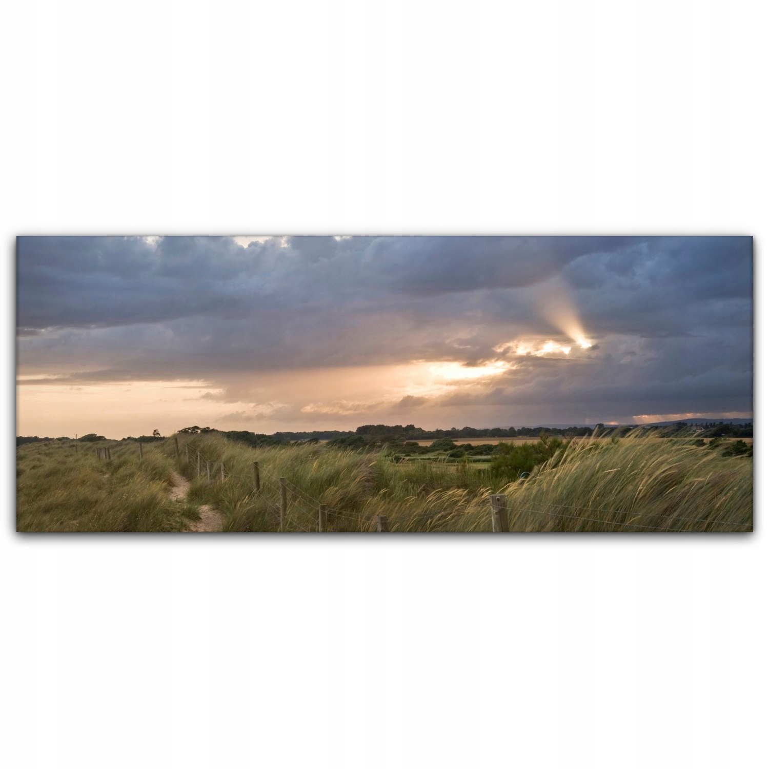 

Canvas do sypialni 125x50 Plaża Chmury Krajobraz