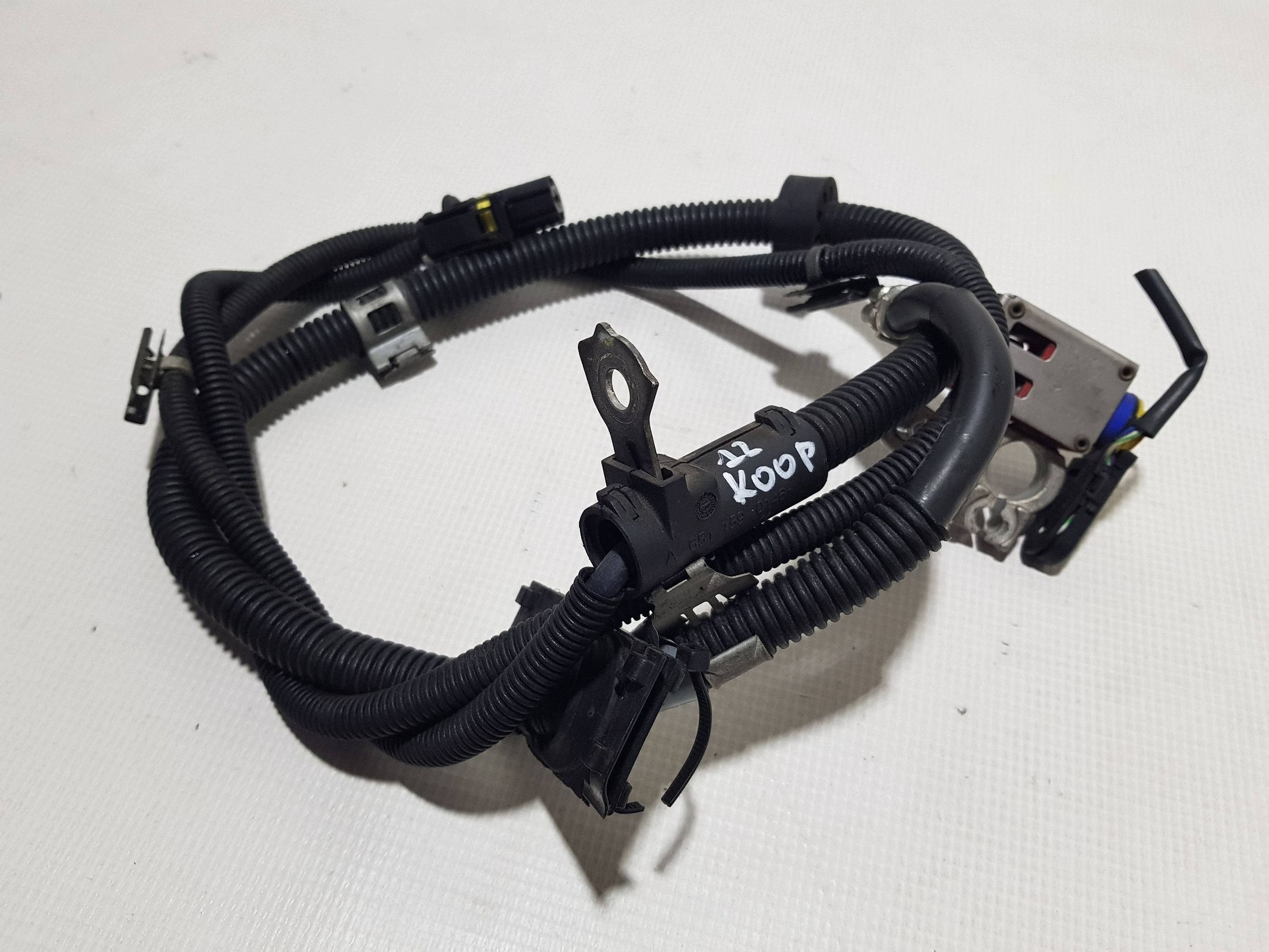 pyrotechnic clamp plus MERCEDES W207 W204 cable battery