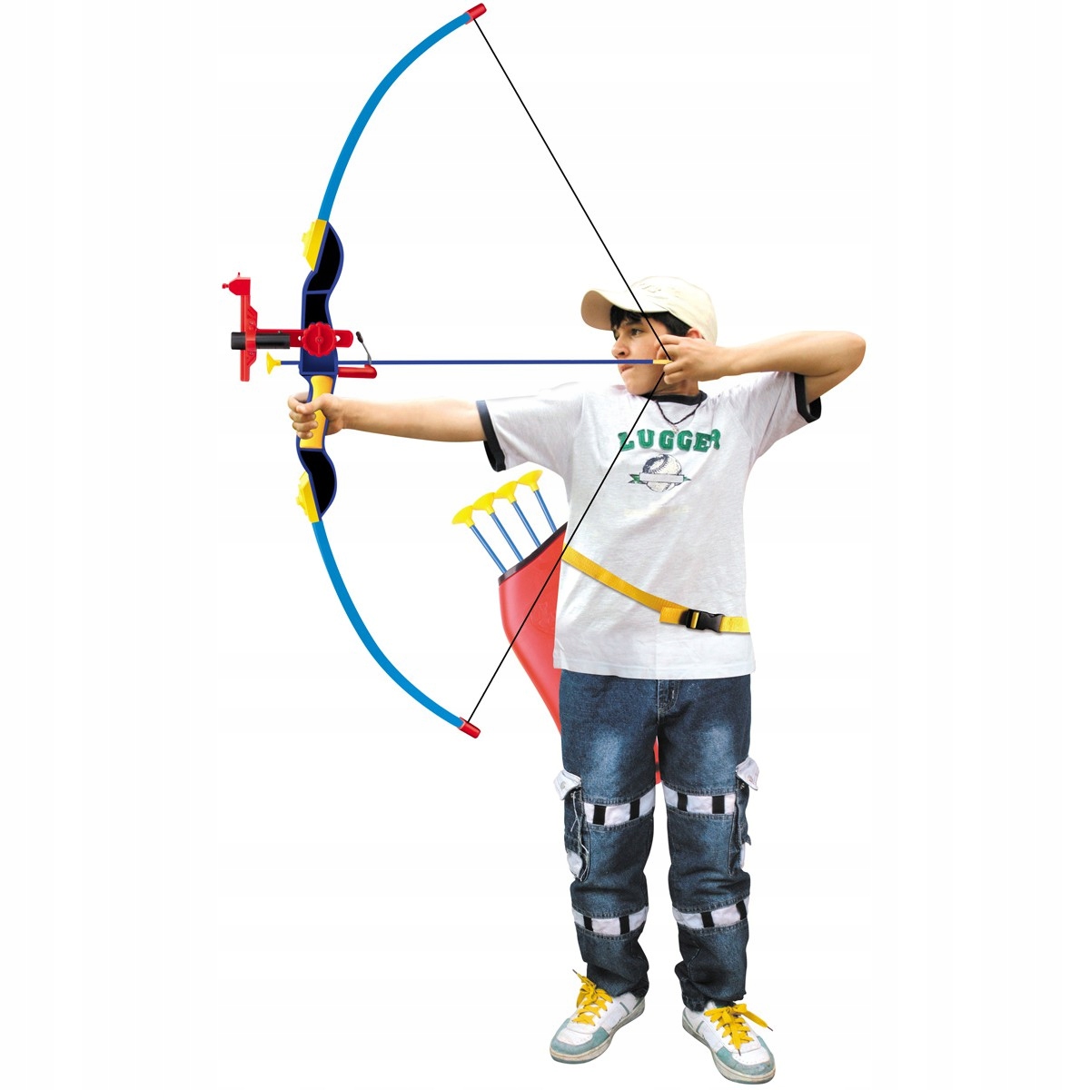 

Łucznik dziecięcy Zestaw 4 strzały + Kołczan + Łuk