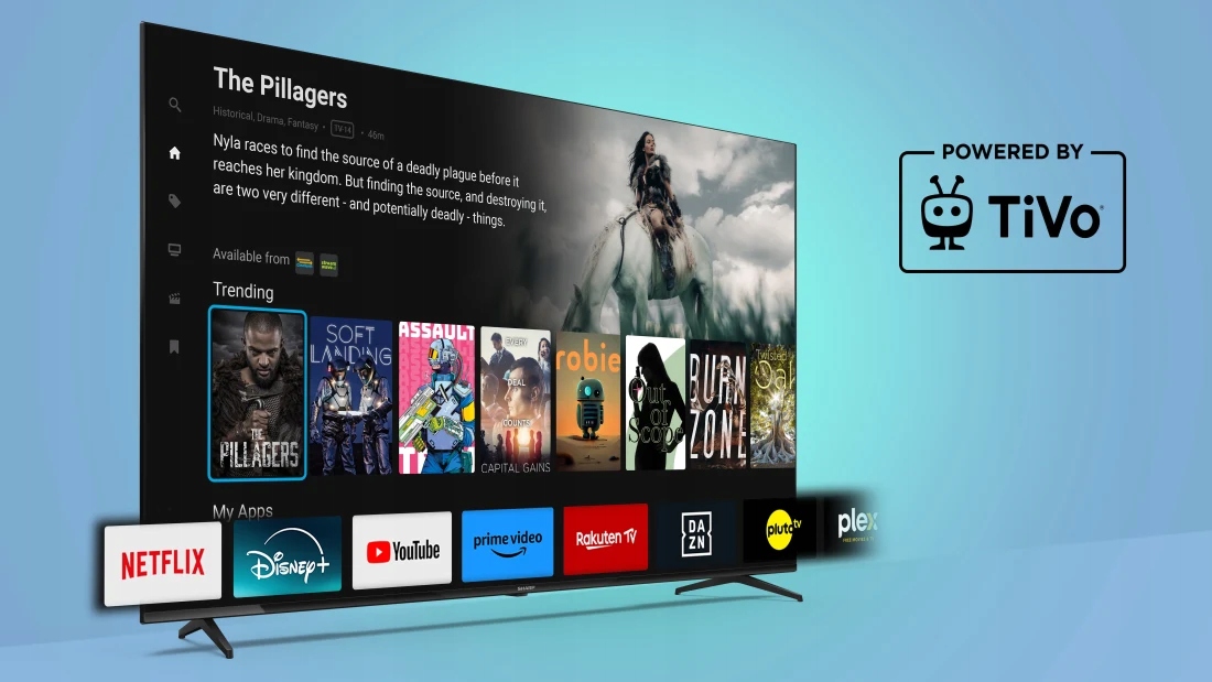 Telewizor Smart TV 55" Sharp 55GM6141E 4K HDR QLED Harman Kardon NOWOŚĆ Format HD 4K UHD