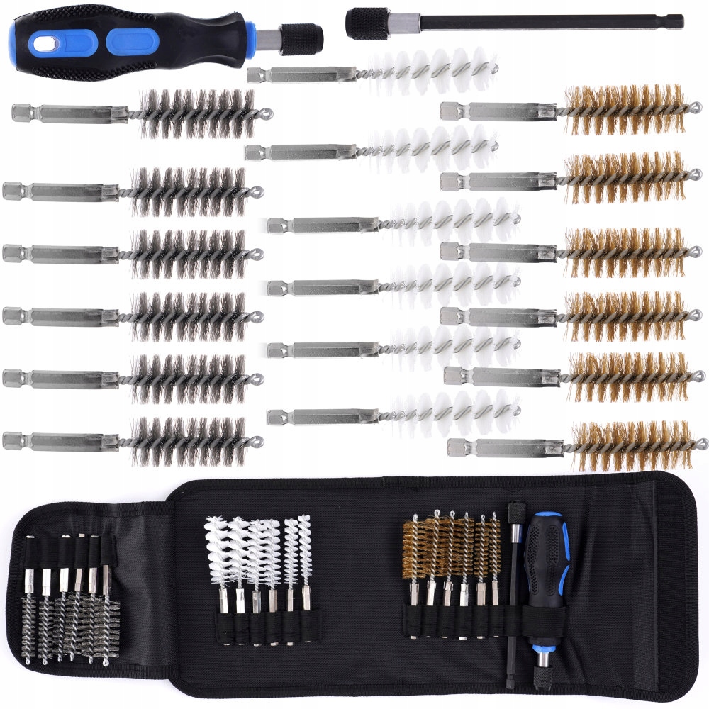 SZCZOTKI DO CZYSZCZENIA GNIAZD WTRYSKIWACZY ZESTAW