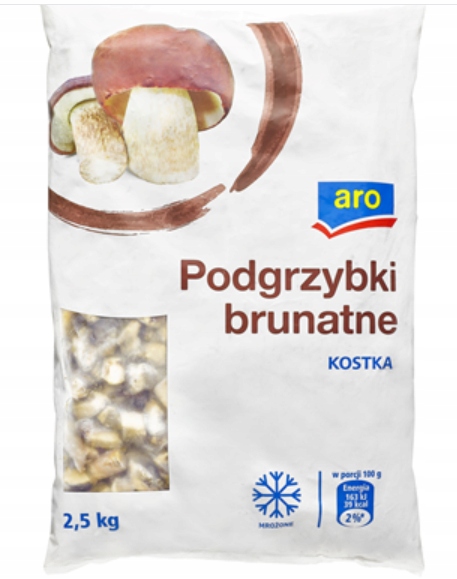 aro Podhoubí mražená kostka 2,5 kg Vynikající pro polévky a omáčky