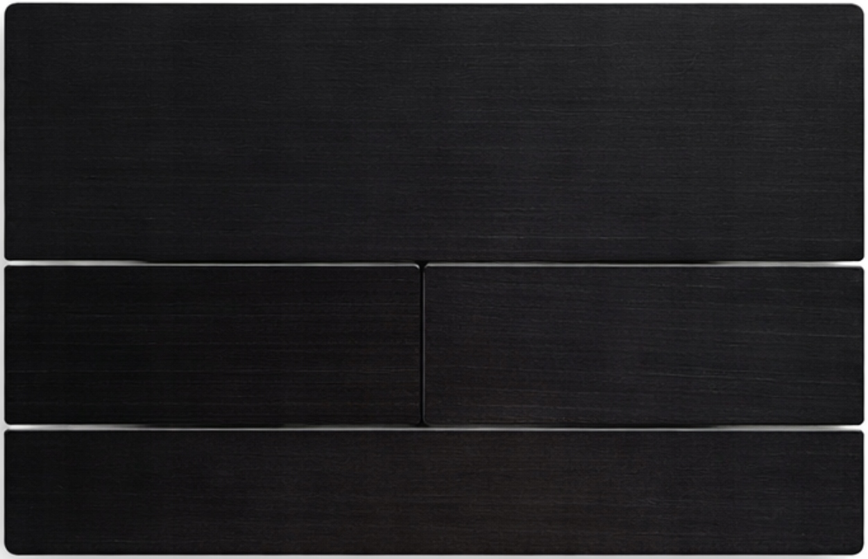 Splachovacie tlačidlo Oceľové T2 čierne matné pre Wc Jomo Werit Jomo Tech