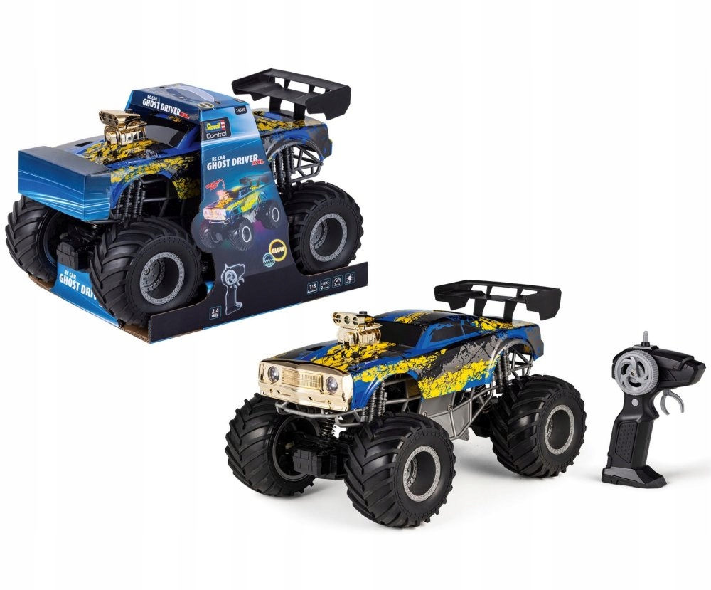 Revell Control 2,4 GHz Samochód Rc Ghost Driver XXL 1:8 24589