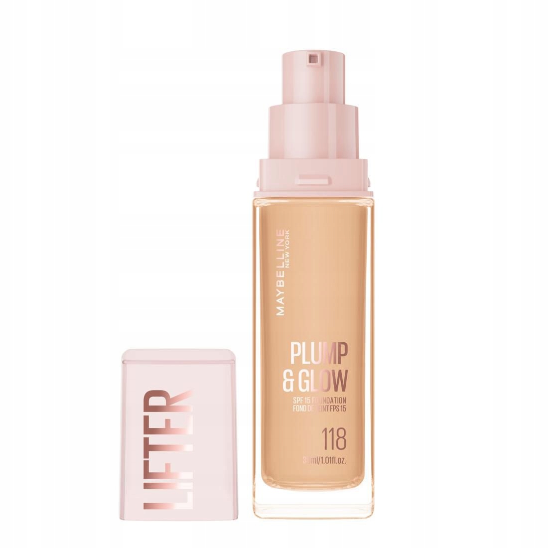 Maybelline Lifter Plump+glow Foundation 118