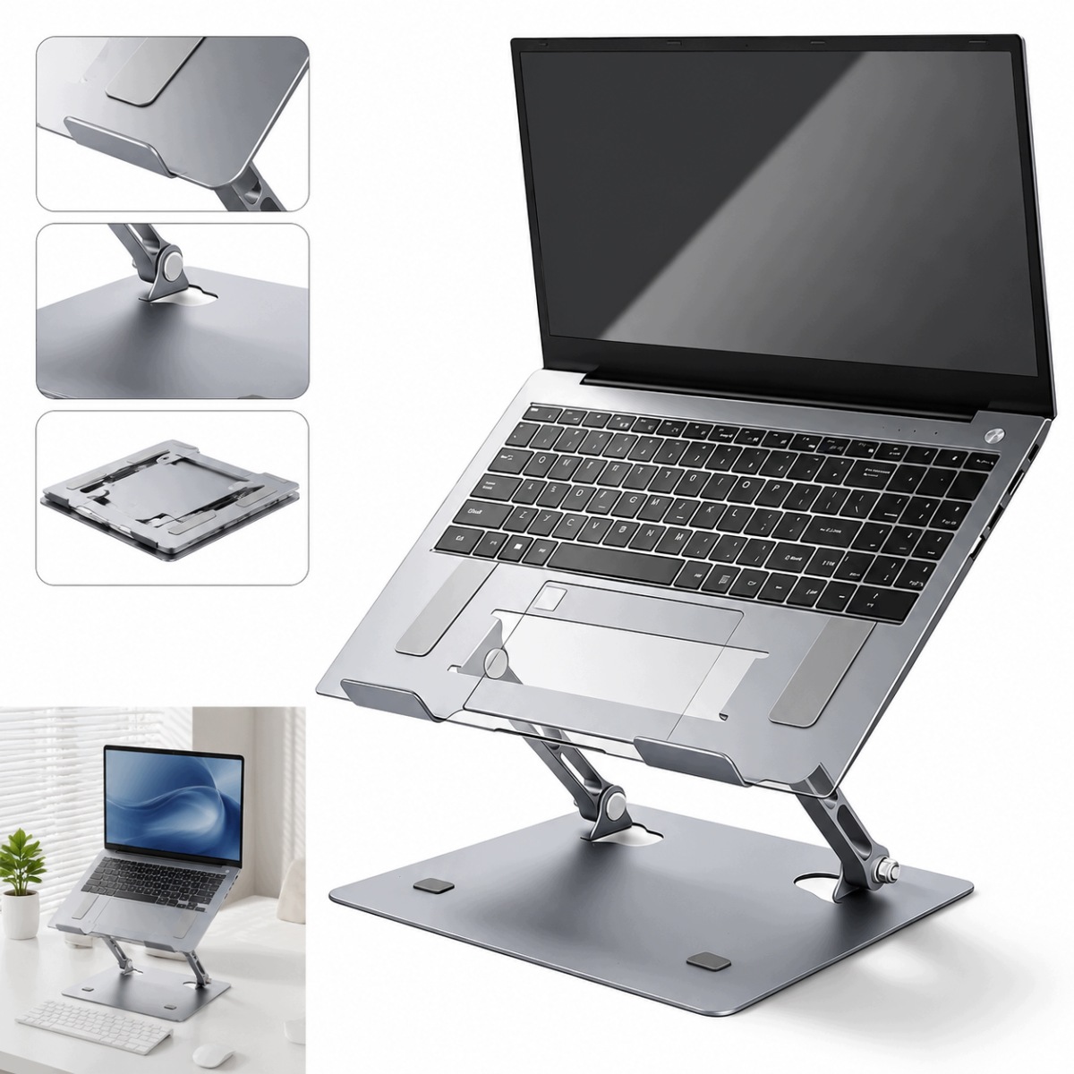 Stabilna Składana Podstawka Stojak Uchwyt Na Laptop Notebook 17,3"