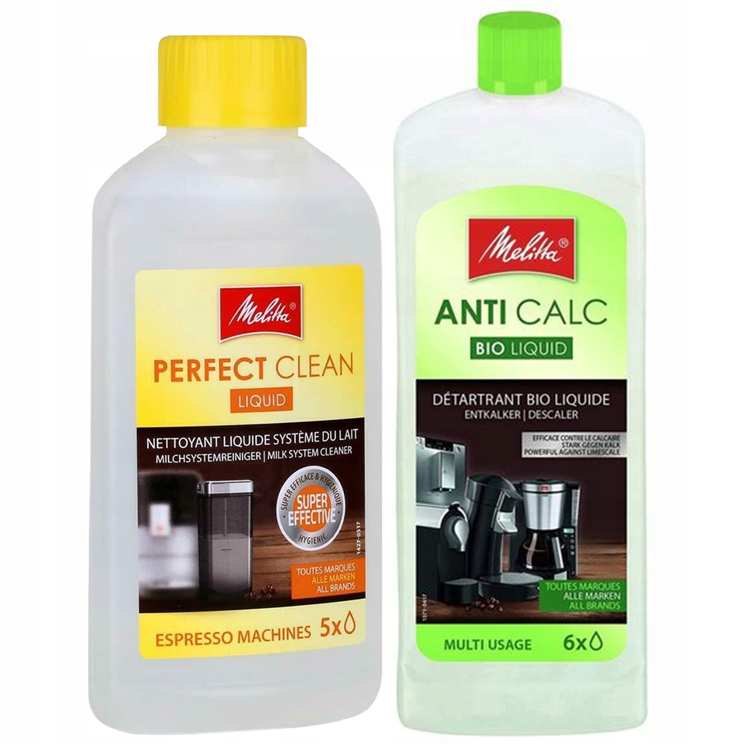 Zestaw Melitta Perfect Clean Anticalc Bio Odkamieniacz Do Ekspresów 250ML