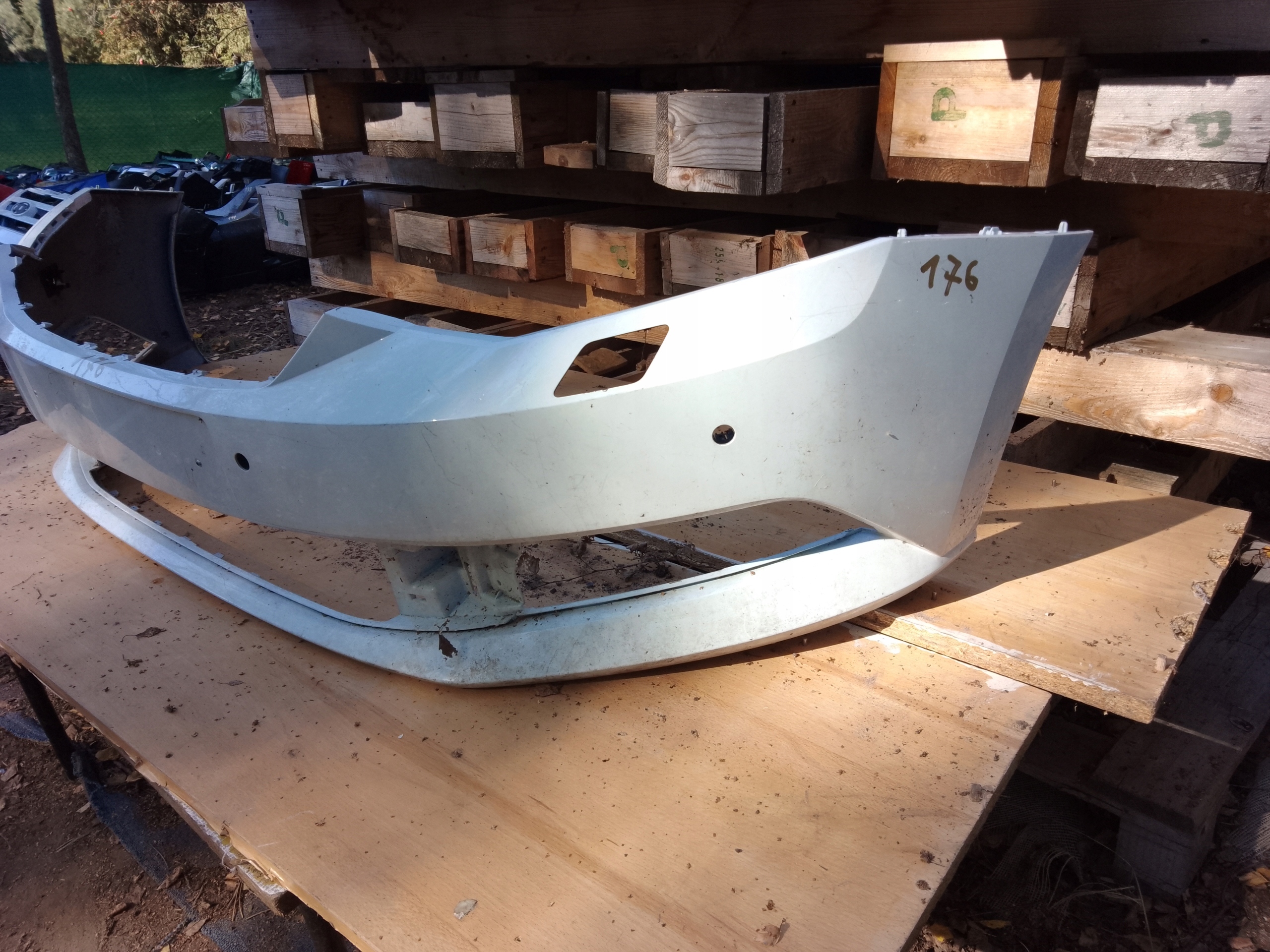 bumper front SKODA FABIA III XENON PDC