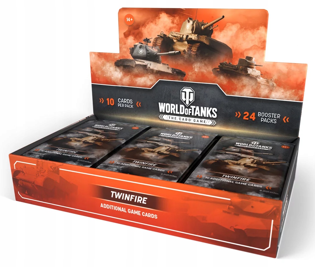 Archon Studio World of Tanks Tcg: Twinfire Booster Box (24 boosterů)