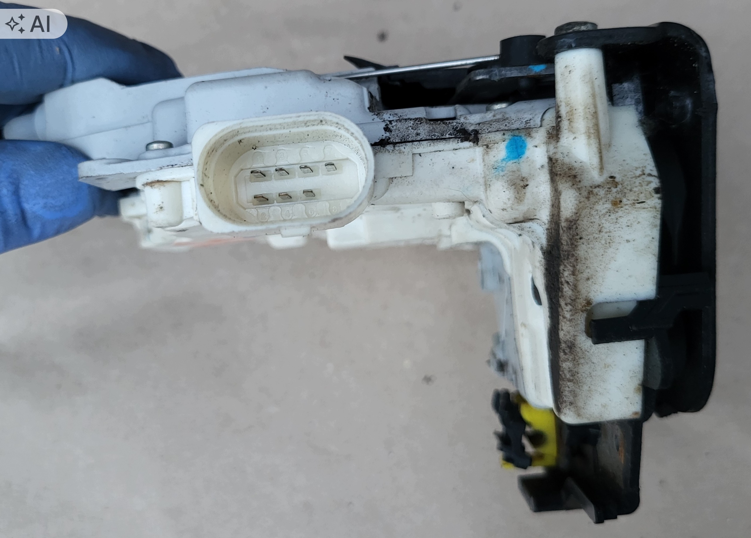 lock door rope lever right front AUDI A4 B6 B7 A3 8P 7 PIN 8E1837016AA
