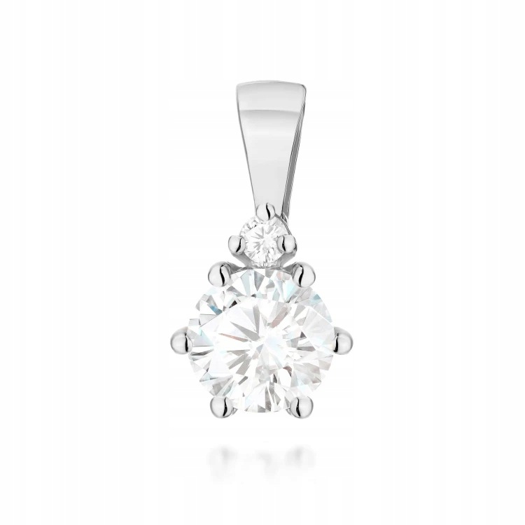 Přívěsek z bílého zlata s laboratorními diamanty 0,50 ct