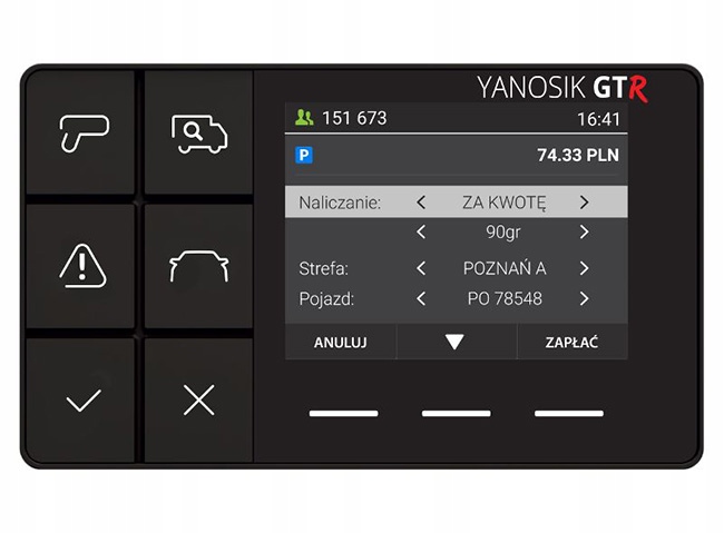 YANOSIK GTR FOTORADARY ZAGROŻENIA NA DRODZE + e-TOLL + UCHWYT + ABONAMENT Model GTR