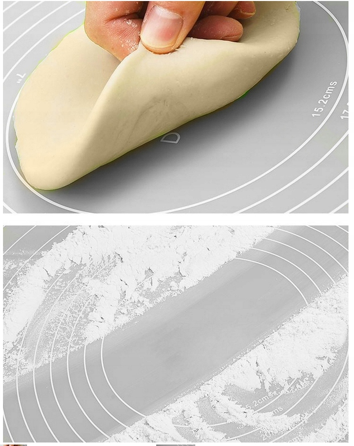 Stolnica Mata Silikonowa XXL 50x70cm Z Miarami do Pieczenia Rodzaj stolnica