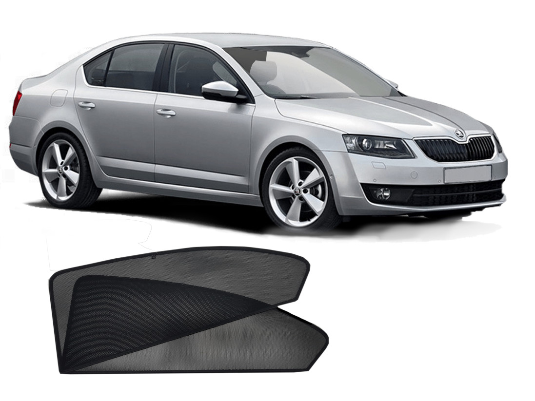 Sluneční clony na dveře pro Škoda Octavia III