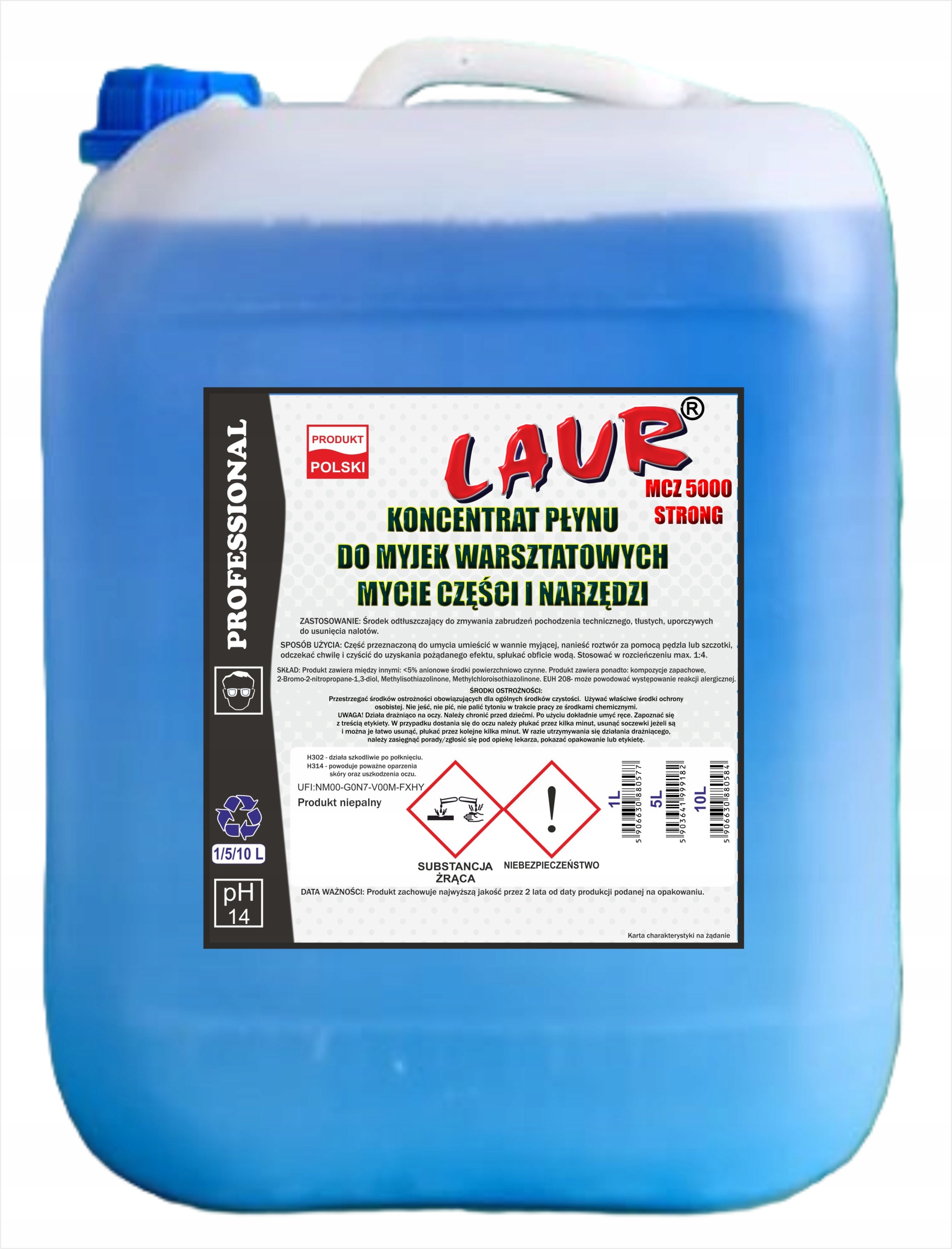 Koncentrát Tekutiny Do Dílenských Myček, Koncentrát 10 L