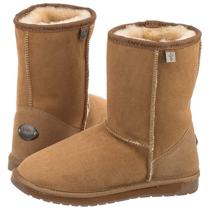 Boty Emu Australia Platinum Stinger Lo 16 Chestnut WP10002 Hnědé