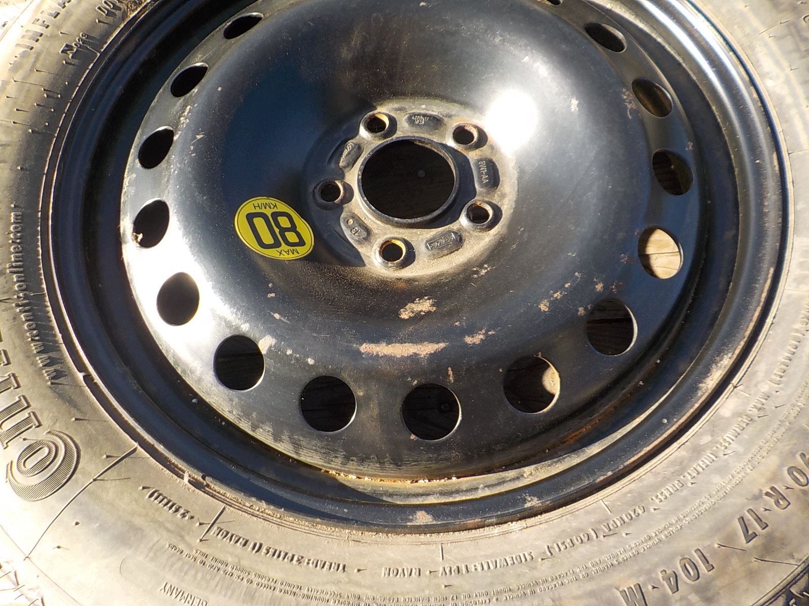 FORD MONDEO IV S-MAX Notrad R17 5x108