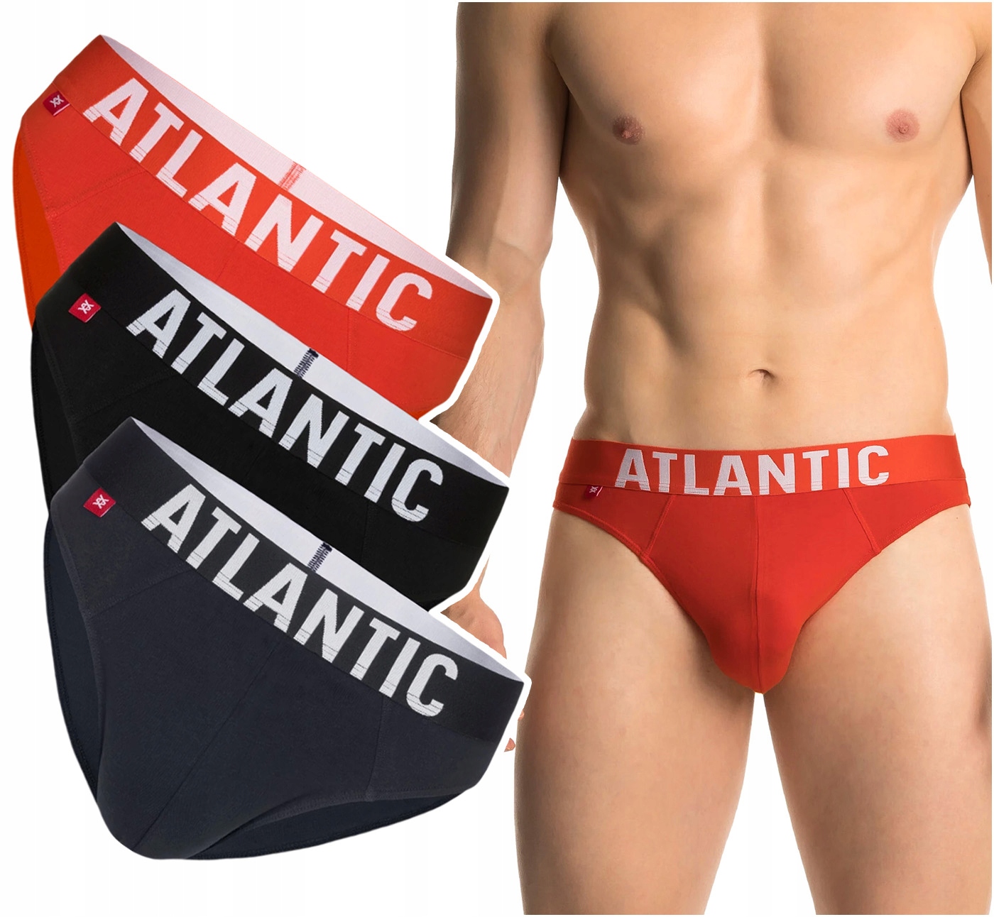 

Atlantic 3SMP-003 Slipy Męskie Sport 3-PAK XL
