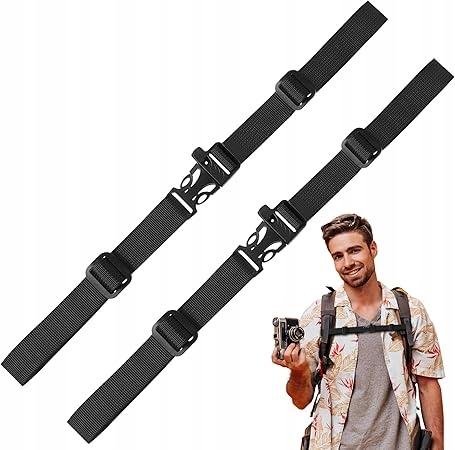 2X PAS NA KLATKĘ PIERSIOWĄ DO PLECAKA REGULOWANY WĘDRÓWKI WSPINACZKA PODRÓŻ