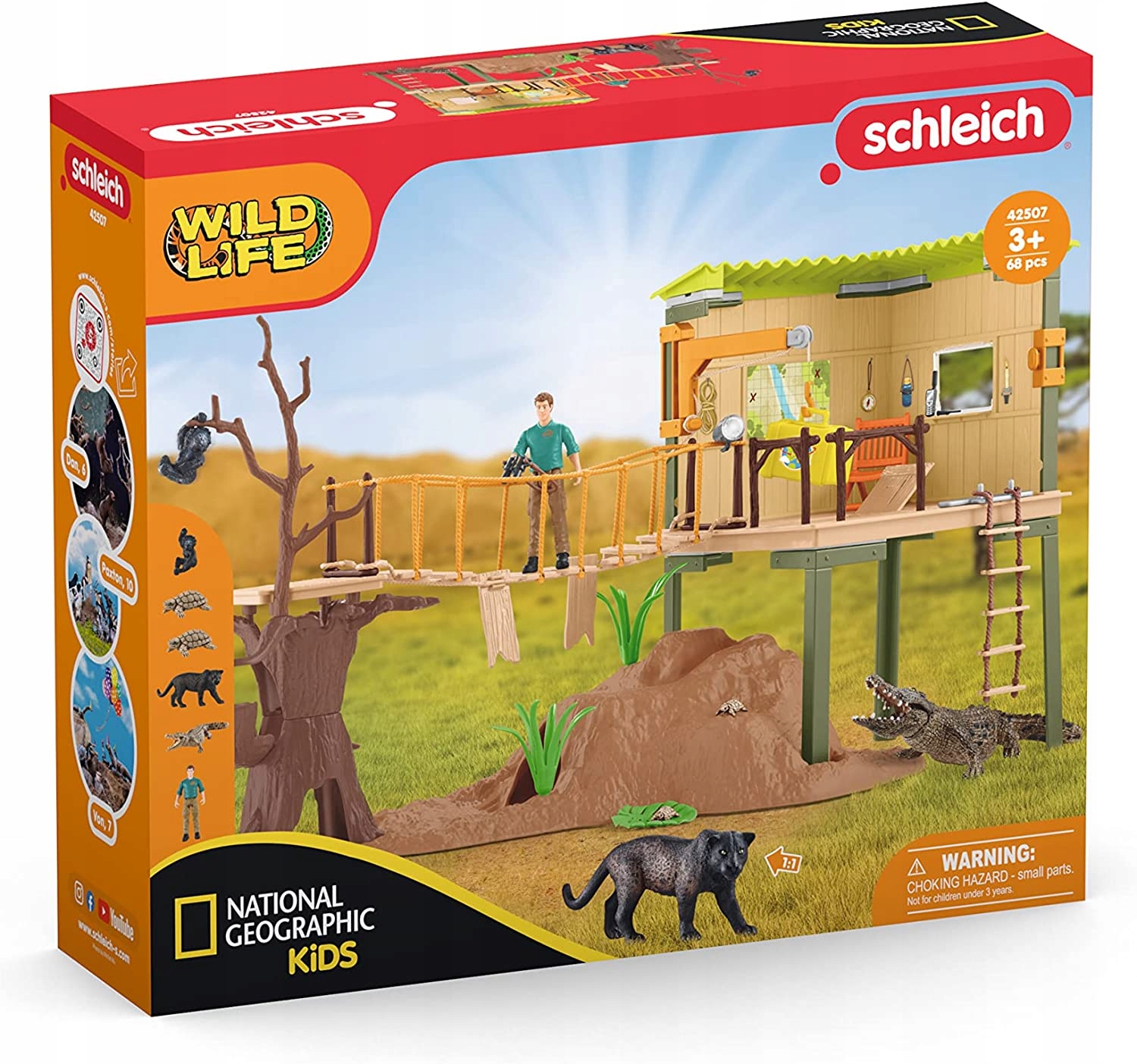 

Schleich 42507 Stacja Poszukiwaczy Przygód Safari