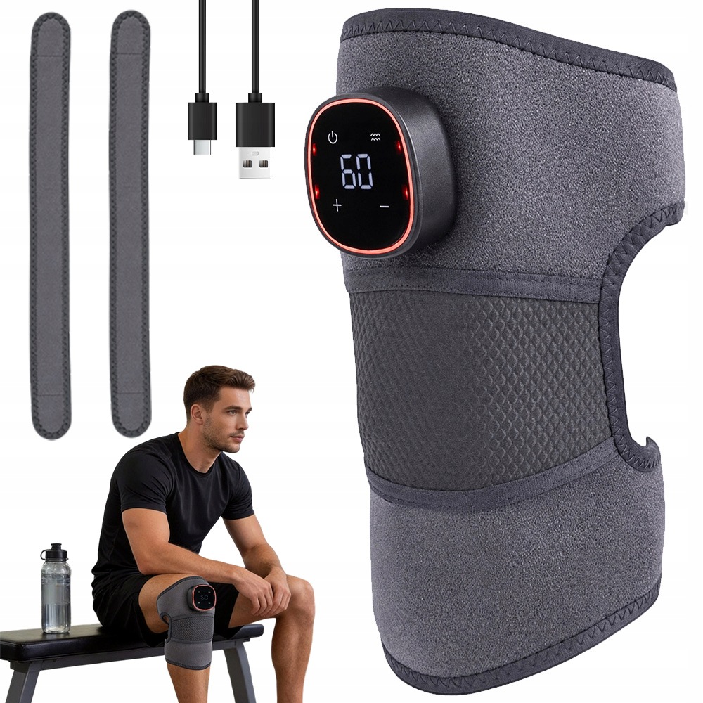 Masażer Elektryczny Kolana Z Funkcją Ogrzewania I Wielotrybowym Masażem