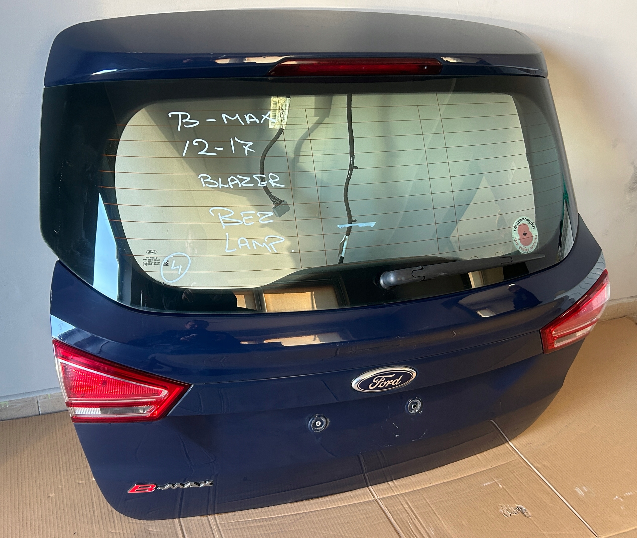 FORD B-MAX 2012-2017 heckklappe kofferraumdeckel BLAZER