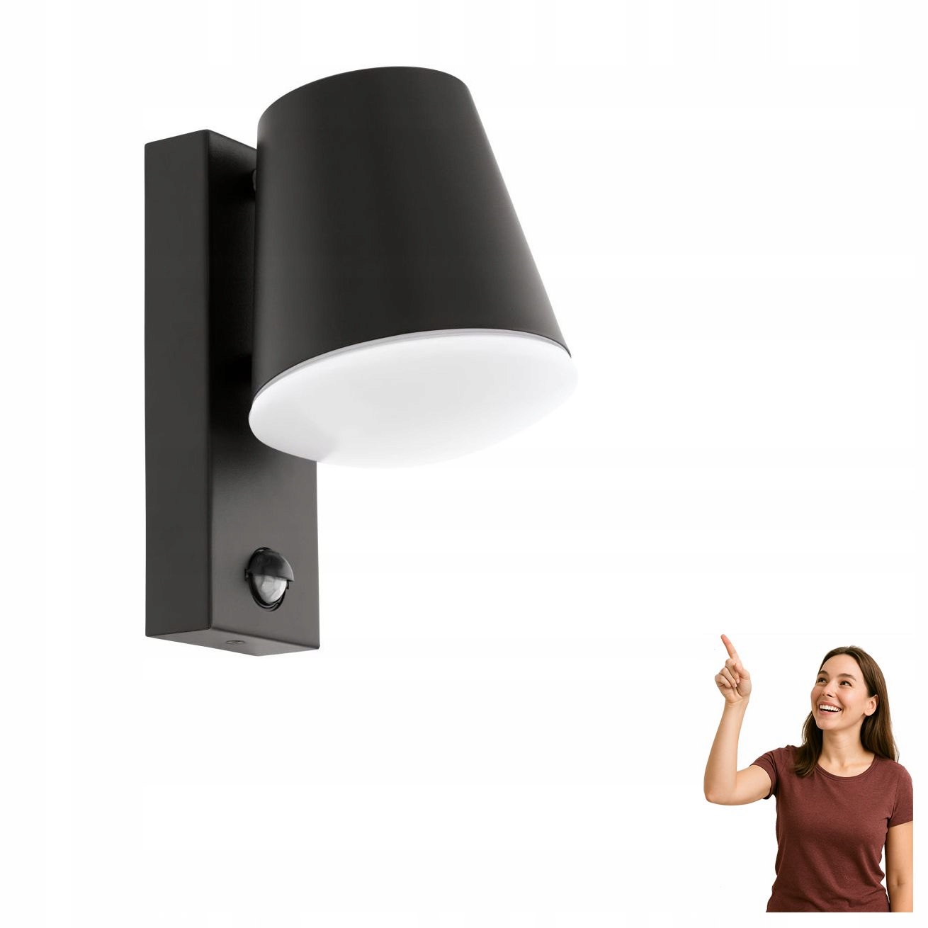 Venkovní nástěnné svítidlo se senzorem Caldiero 97451 Eglo