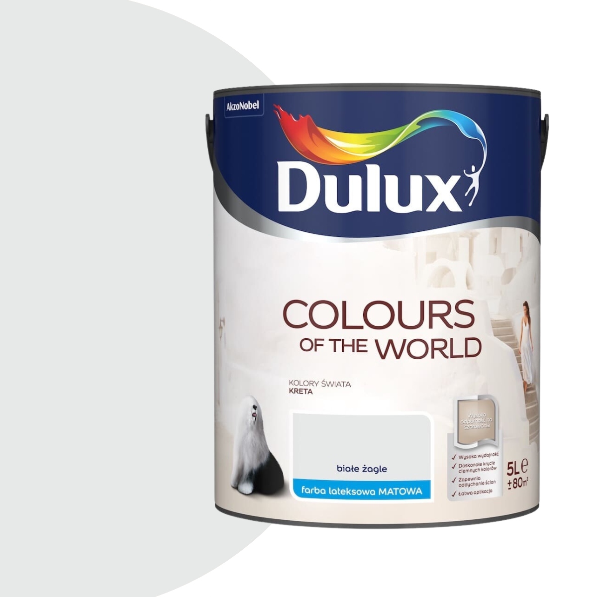 Dulux Barvy světa 5L Bílé plachty