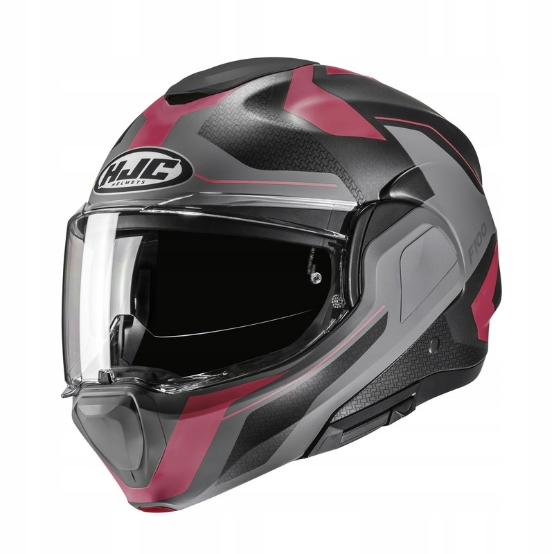 Motocyklová Prilba Hjc F100 Bios Pink Grey (s)
