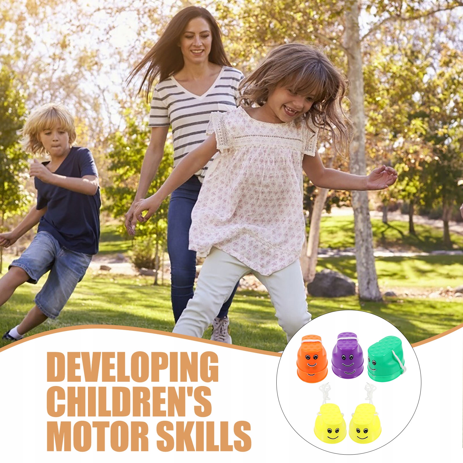 Ga-TOYS STILTS FOR KIDS CREATIVE CHILDREN WALK ON Rodzaj zośka