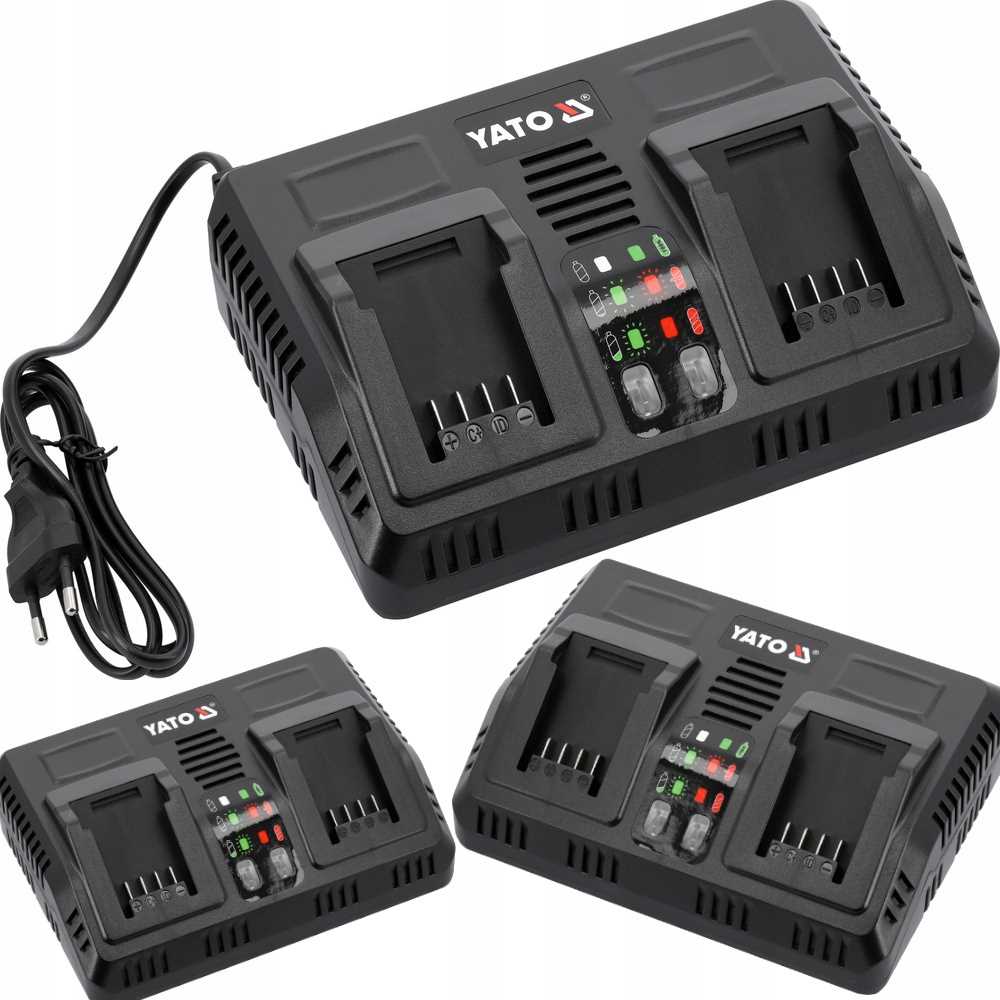 Inteligentní Duální Nabíječka 18V Yato YT-828501 2X4,5A Chlazení